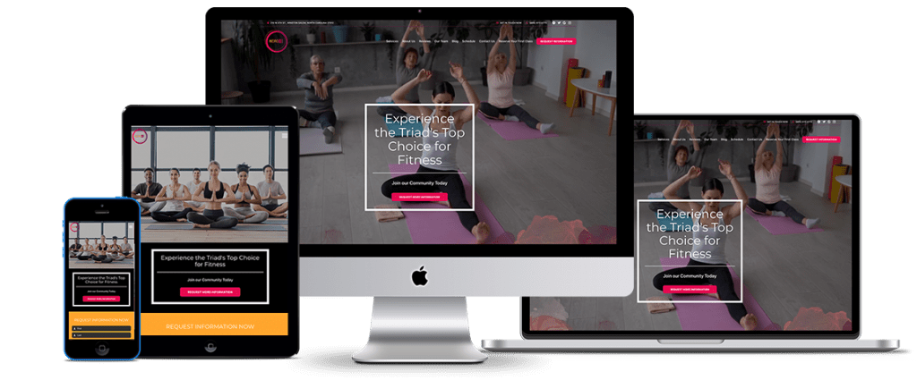 yoga website design